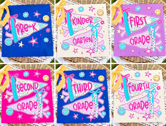 Preppy Girls Flag Custom Grade