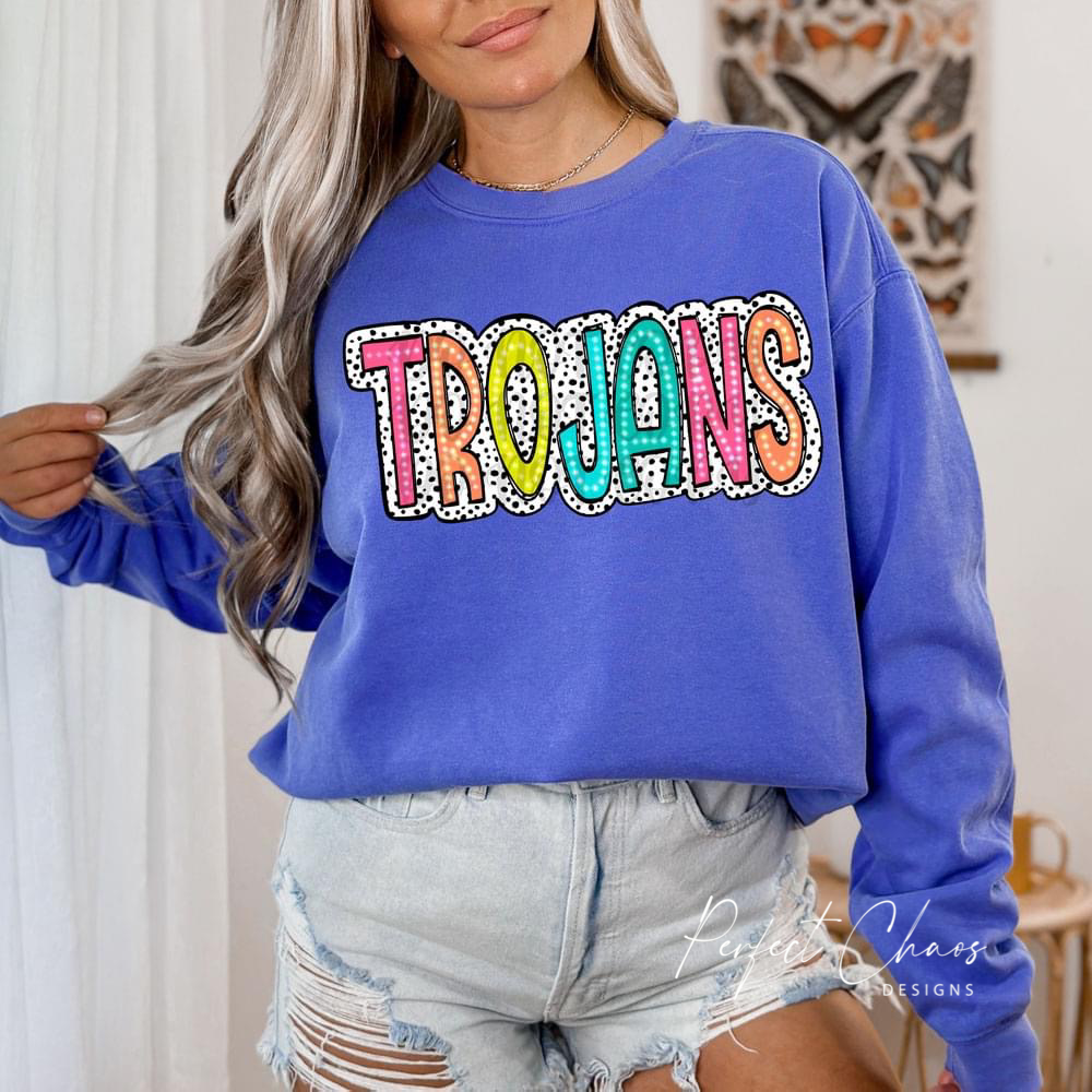 Sport Names Dalmatian Print