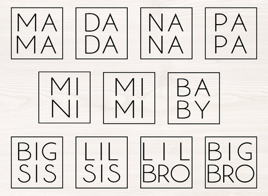 Family Name + Box