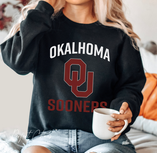 Oklahoma Sooners - Red + White