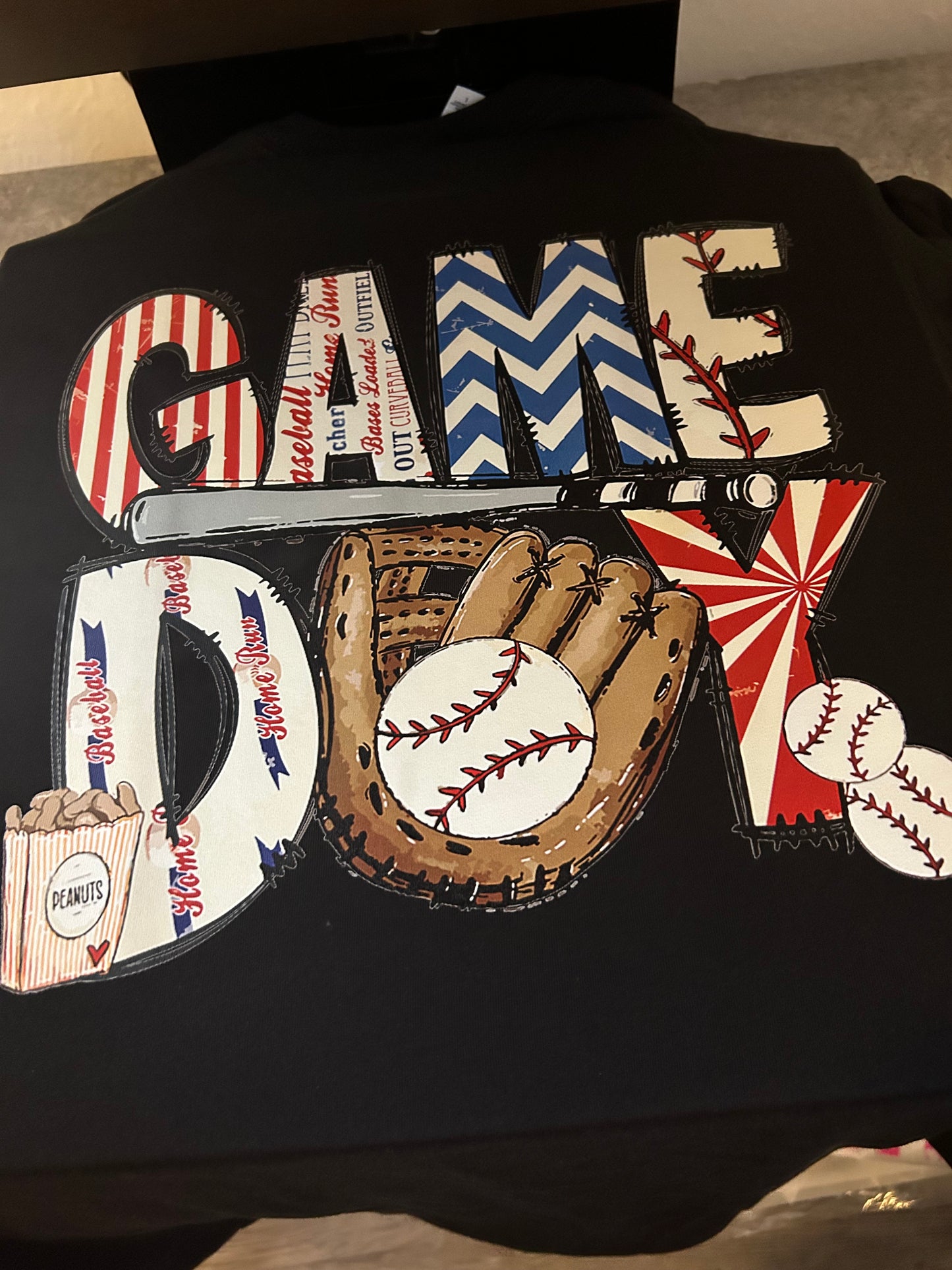 Game Day Custom Baseball Heart