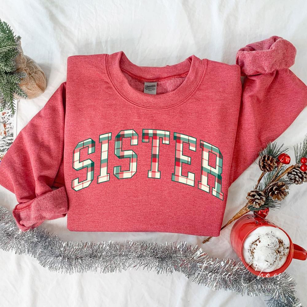 Sister Christmas Plaid