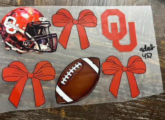OU Bow Helmet 2 Row