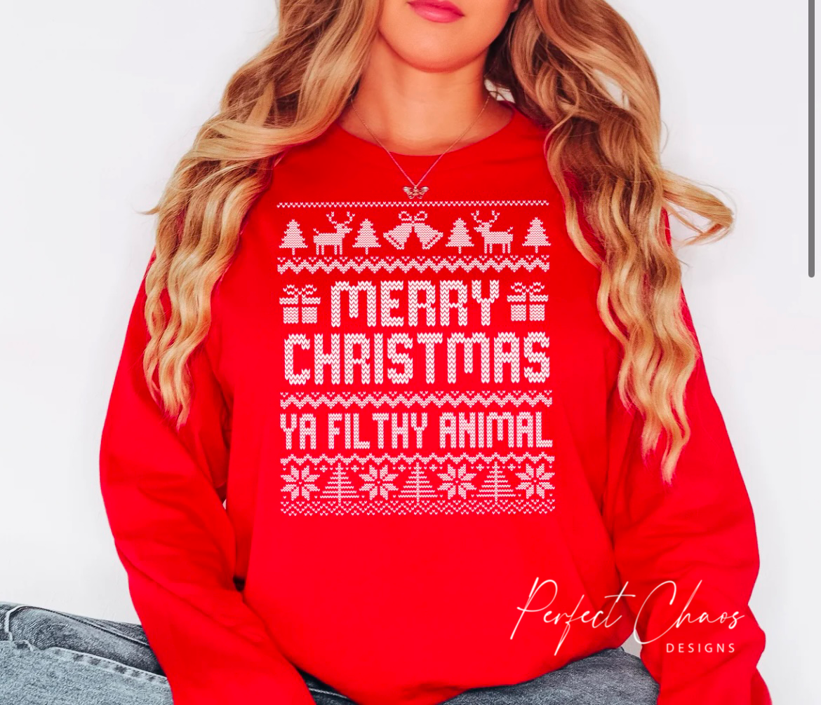 Merry Christmas Ya Filthy Animal