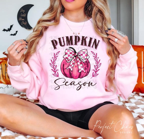 Pumpkin season pink