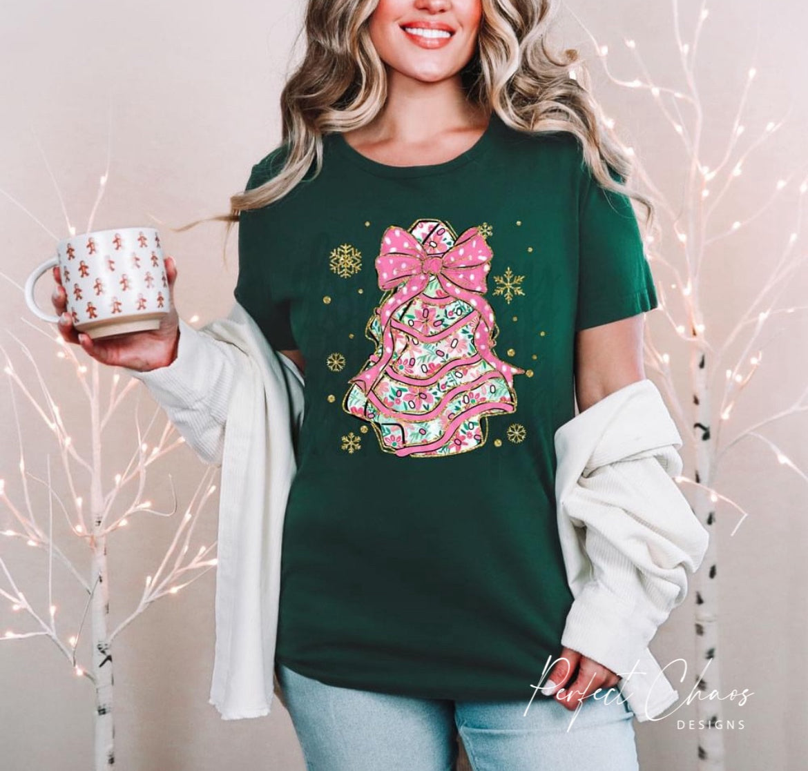 Floral Christmas Tree - Different Patterns