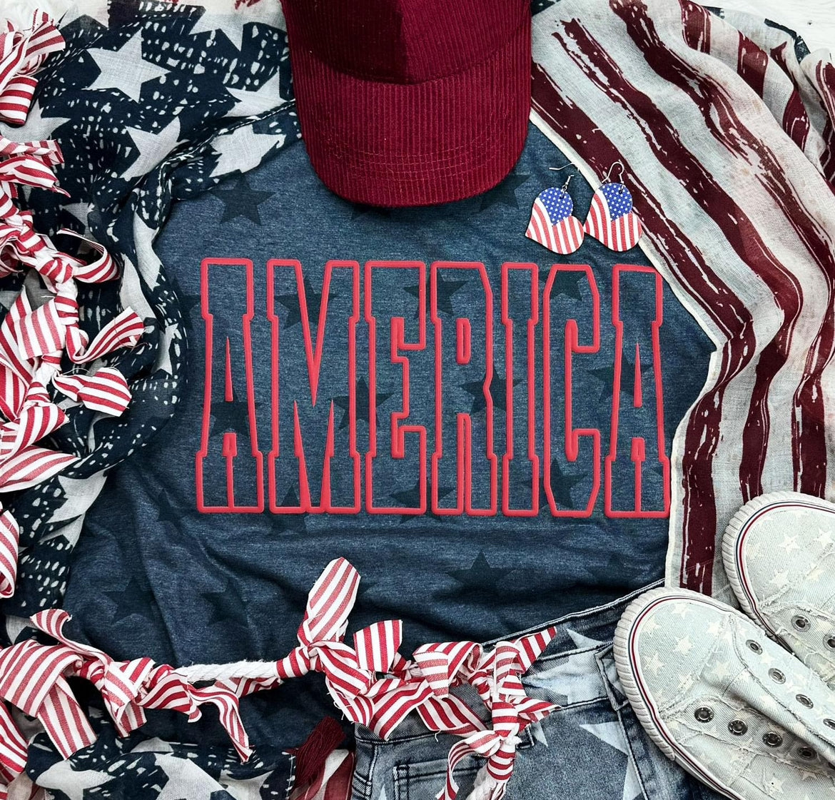 America Red Puff