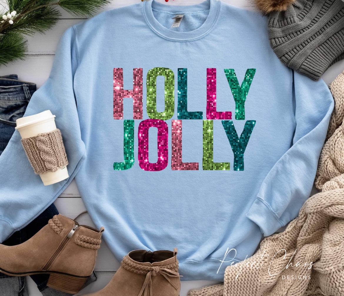 Holly Jolly Sequin Look