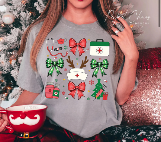 Christmas Nurse Things + Bows