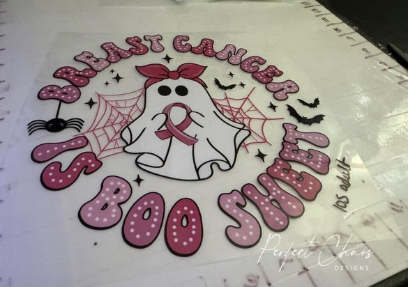 Breast cancer is boo sheet