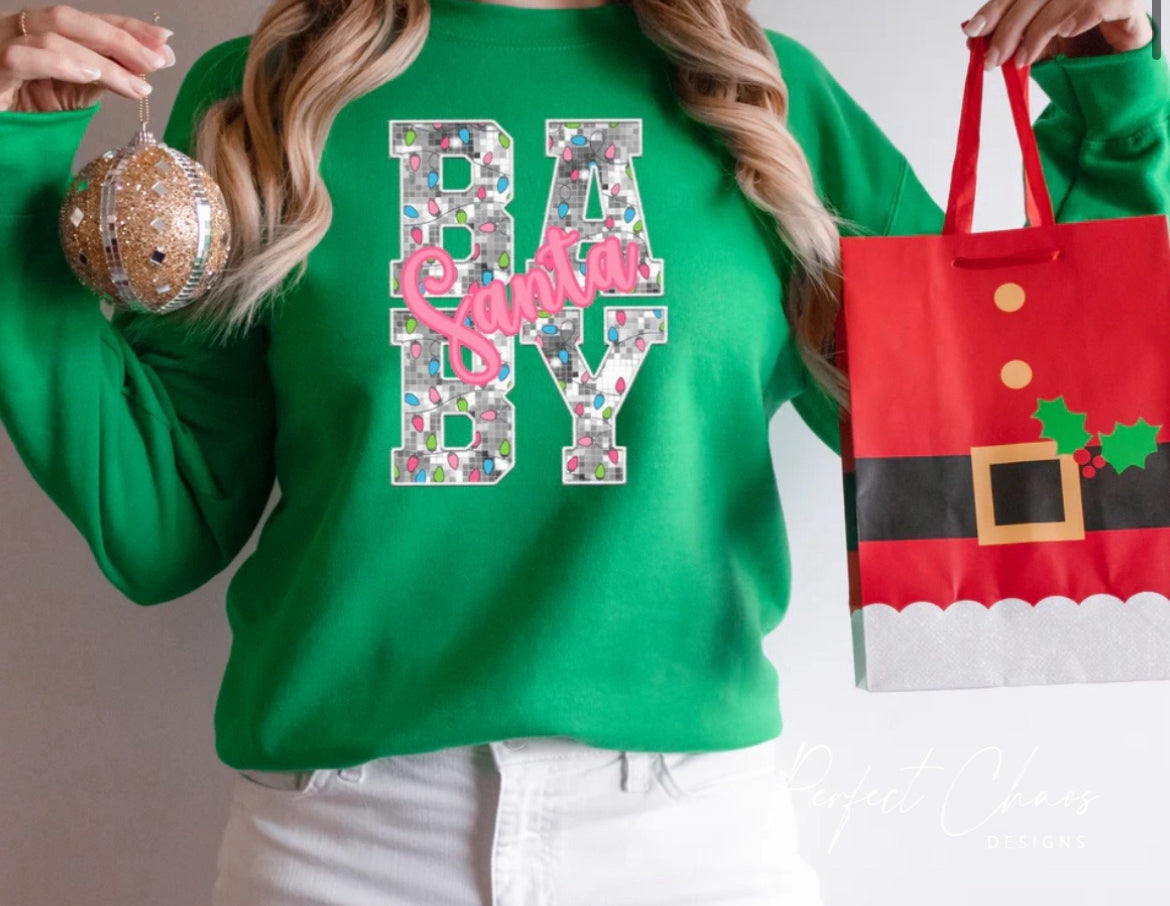 Santa Baby - Sequin Look