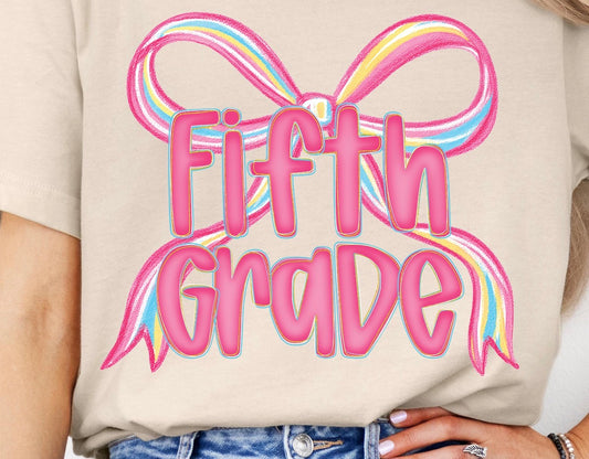 Custom Grade Bow for School