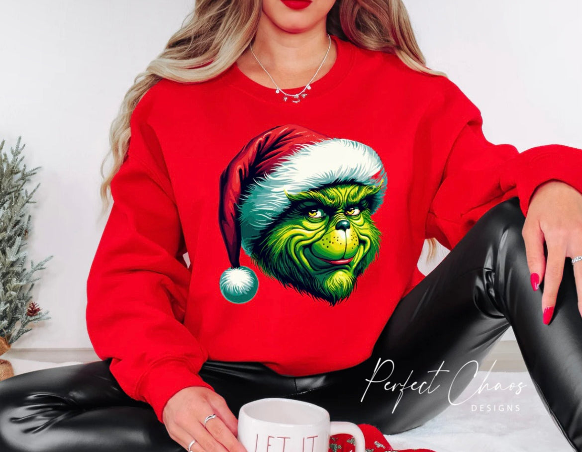Green Man Santa Hat