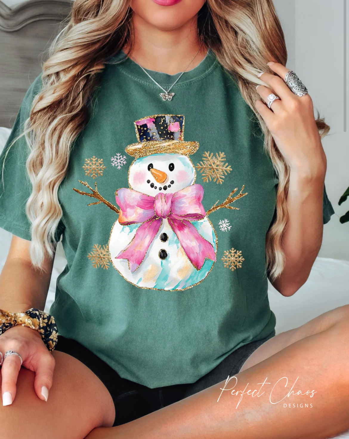 Snowman + Snowflakes