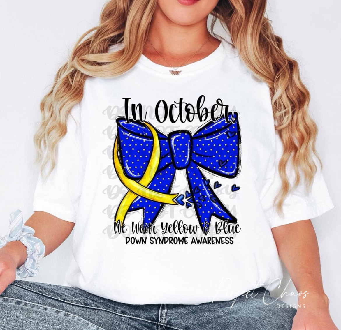 In October We Wear Yellow & blue