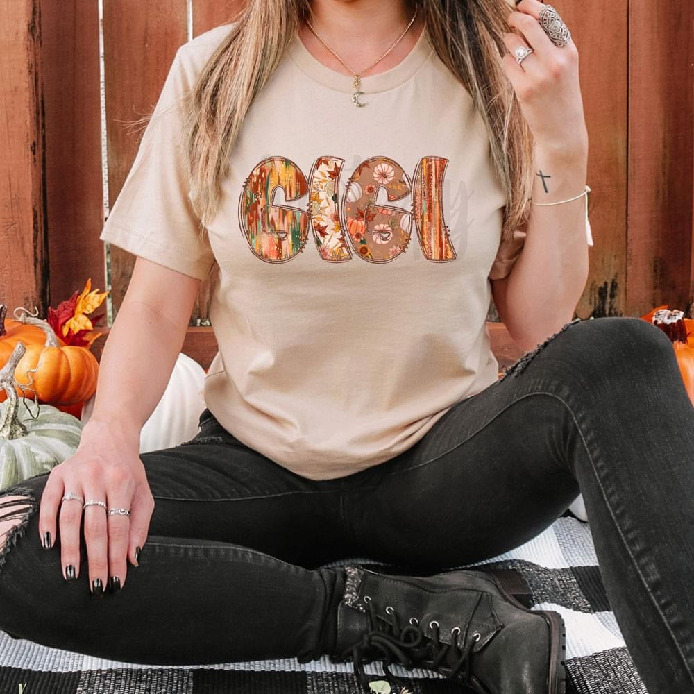 Fall Print Custom Names