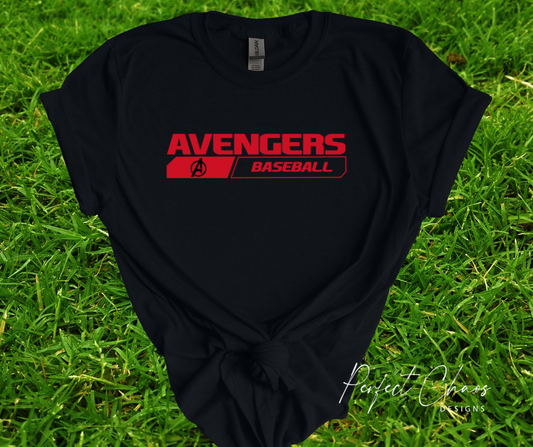 Avengers baseball black