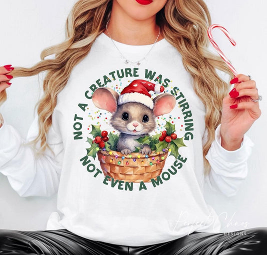 Not a creature was stirring not even a mouse