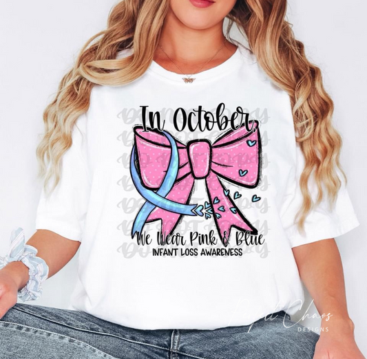 In October We wear Pink & Blue