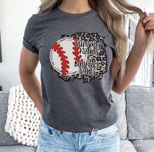 Summer night ballpark nights