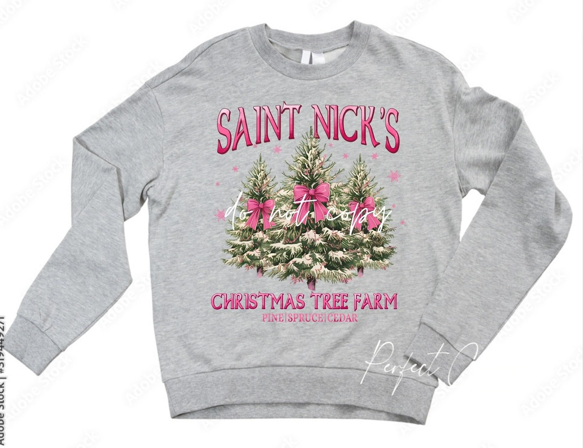 Saint nicks Christmas tree farm