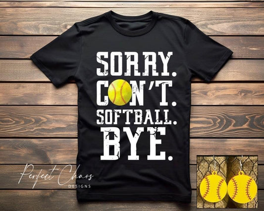 Sorry. Can’t. Softball. Bye.