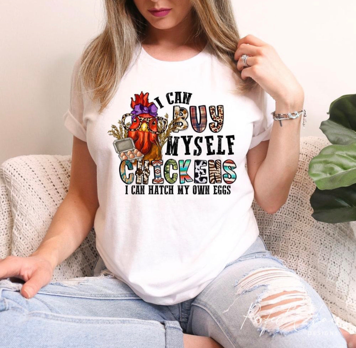 I can by myself chickens