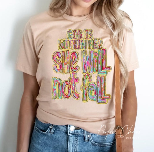 God is within her she will not fail