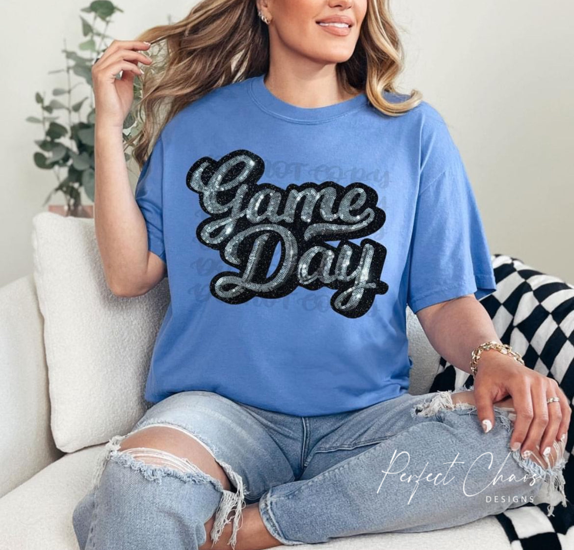 Game Day Sequin Look