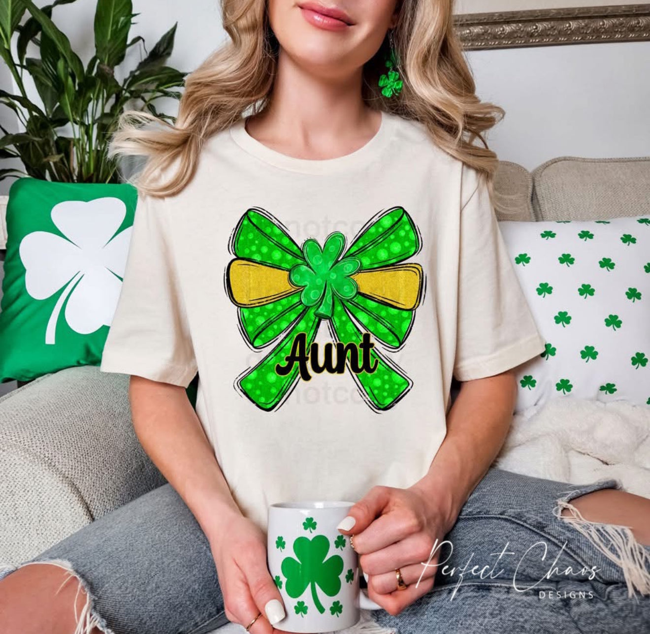 Clover Custom Name Bow