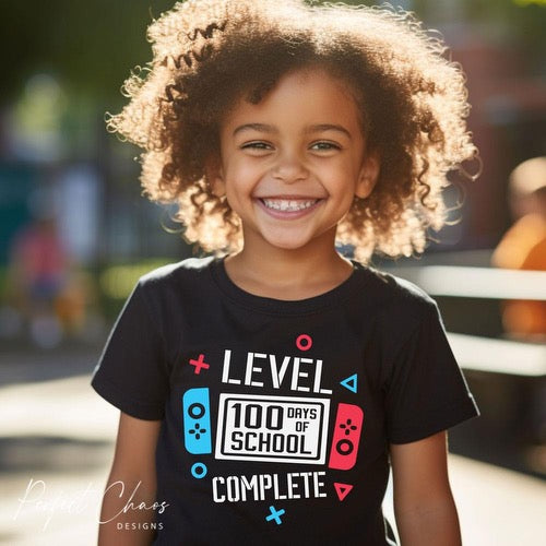 Level complete 100 days of school