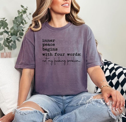 Inner peace begins with four little words