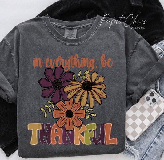 In everything be thankful