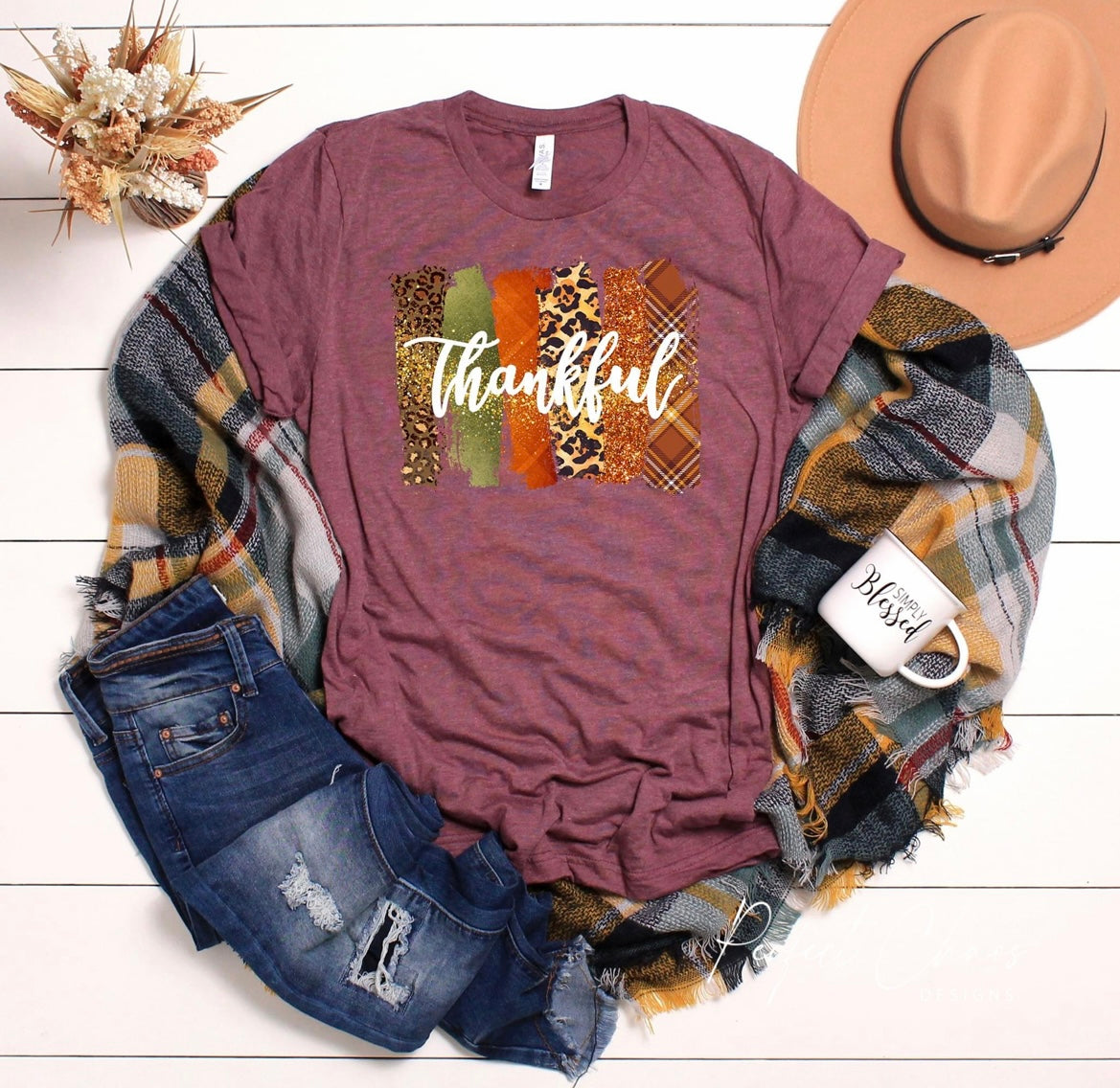 Thankful Brush Stroke