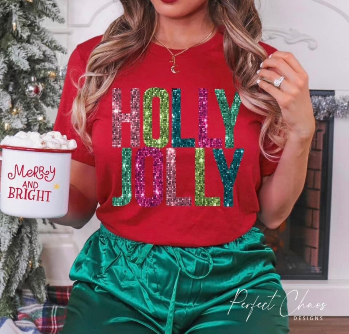 Holly Jolly Sequin Look
