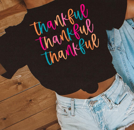 Colorful Thankful Thankful Thankful