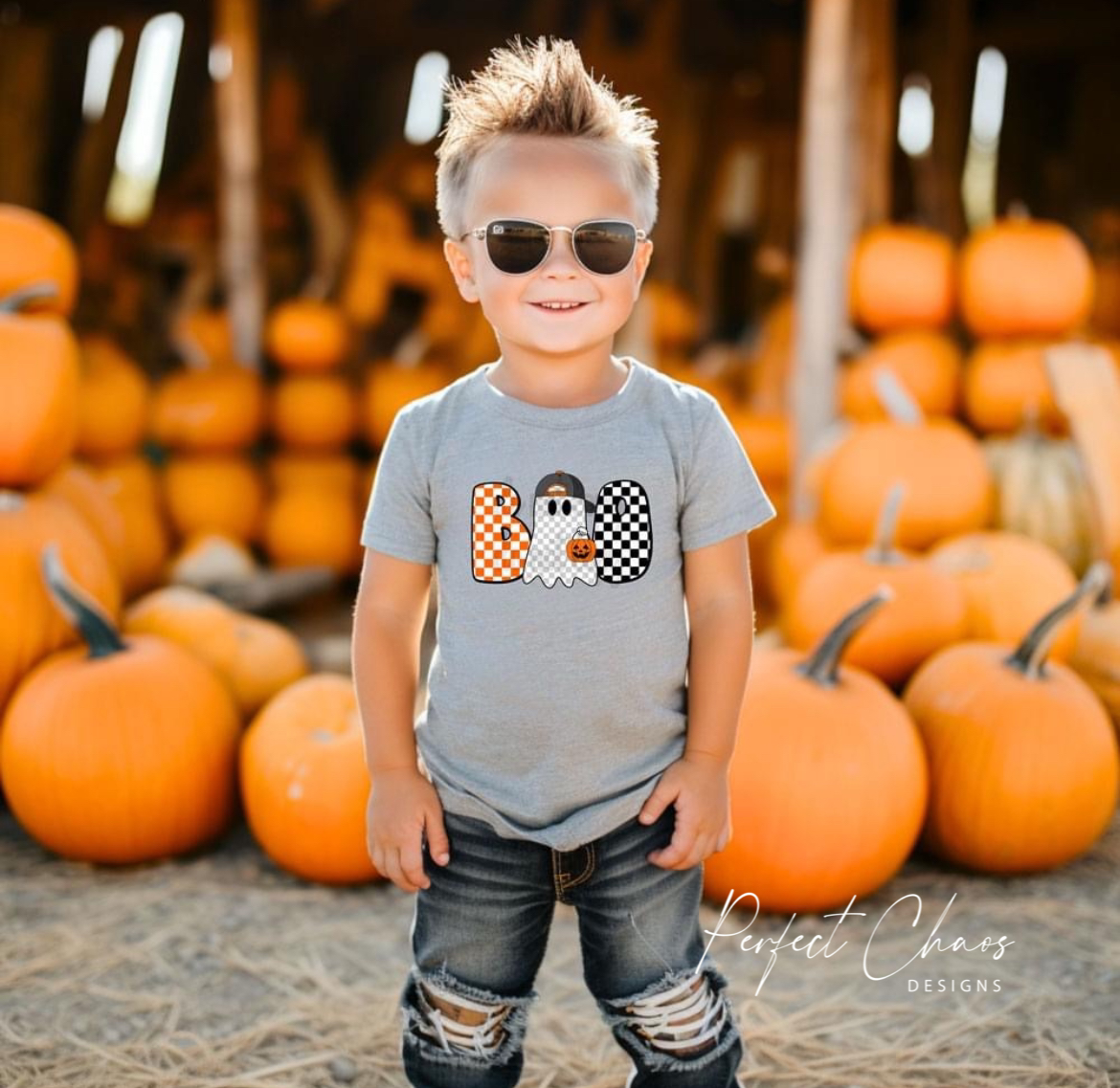 Boo Checkered