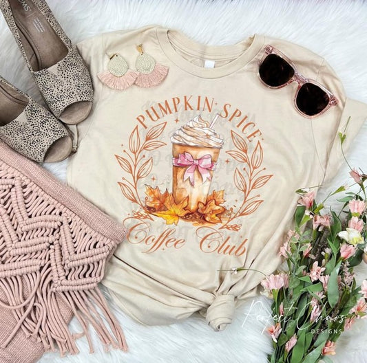 Pumpkin spice coffee club