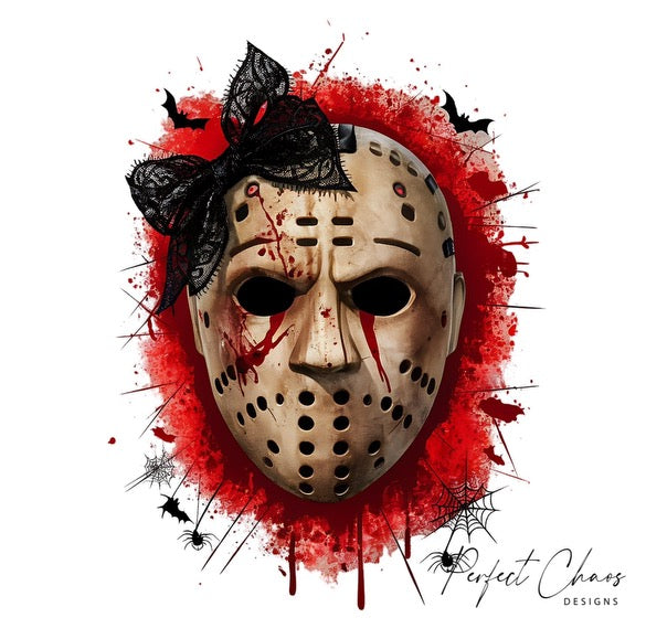 Jason mask with bow