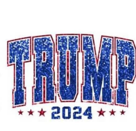 Trump 2024 Glitter Effect