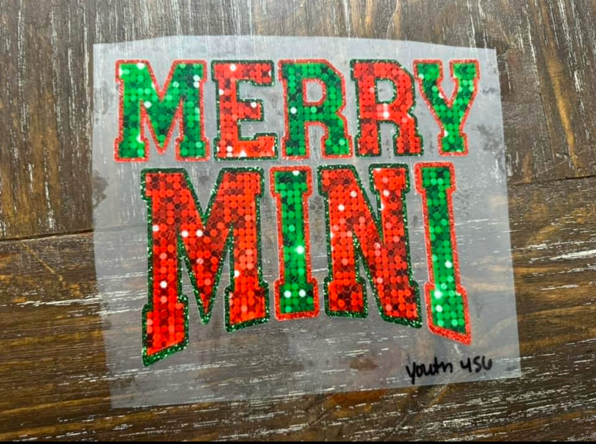 Merry Mama + Mini Glitter Effect