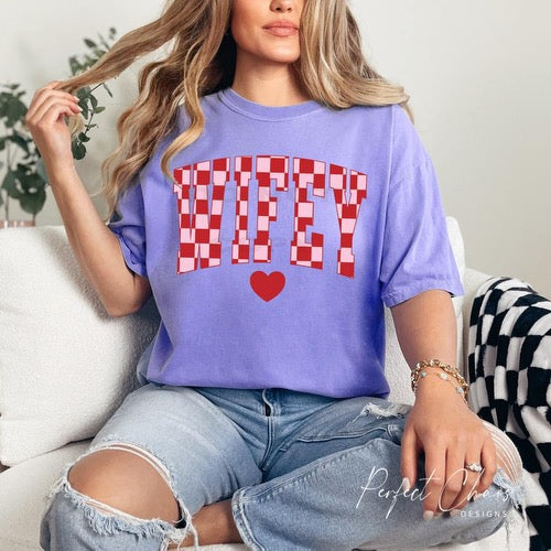 Wifey checkered