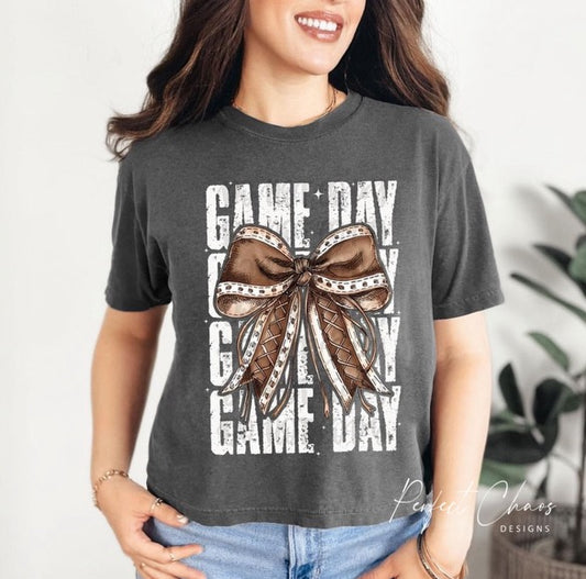 Game day - Football Bow