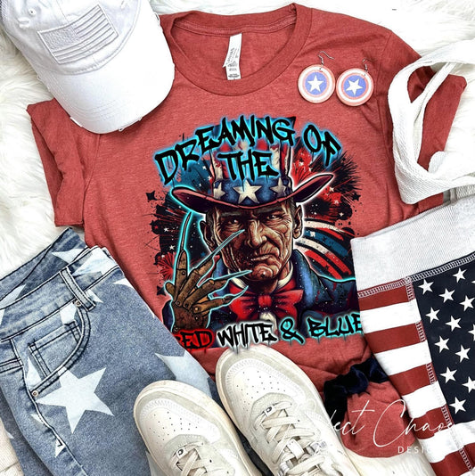 Dreaming of the red white and blue