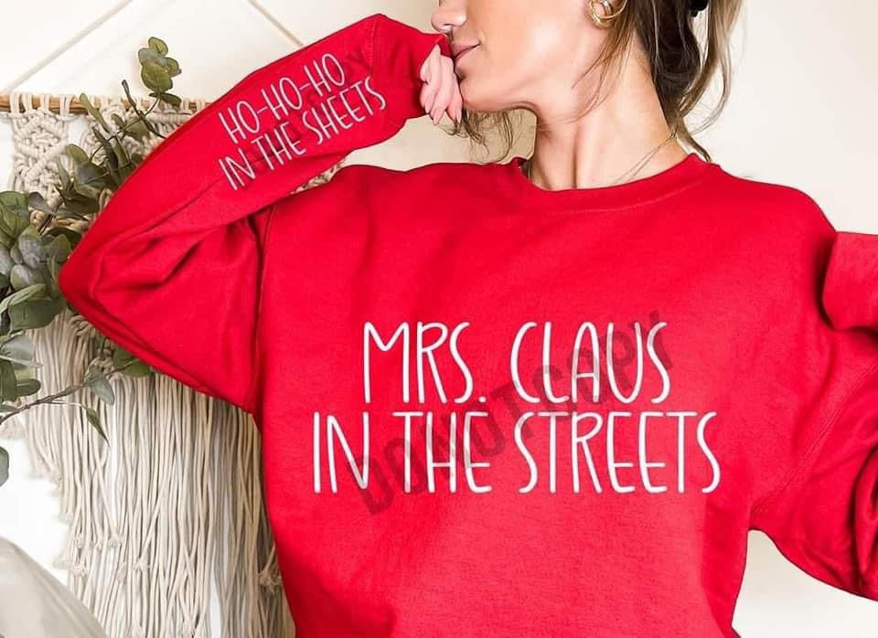 Mrs. Claus in the Streets