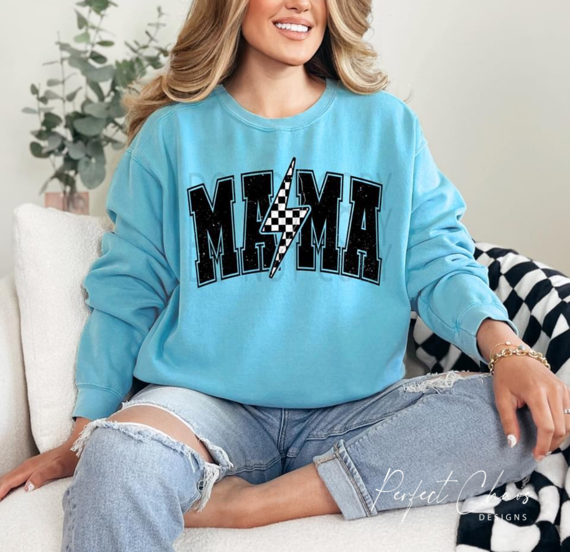 Mama Checkered Bolt