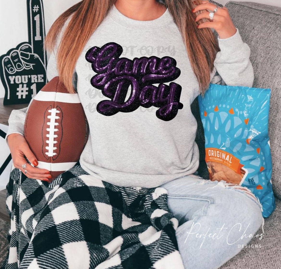 Game Day Sequin Look