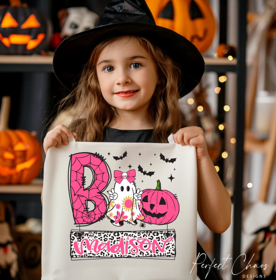Personalized Pink Boo