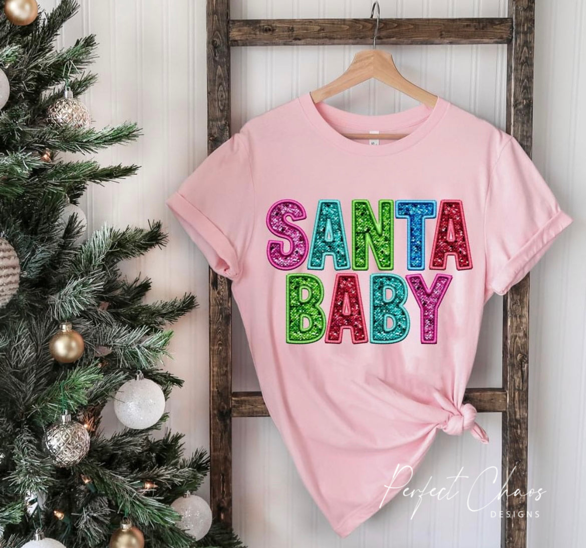 Santa Baby - Sequin Look