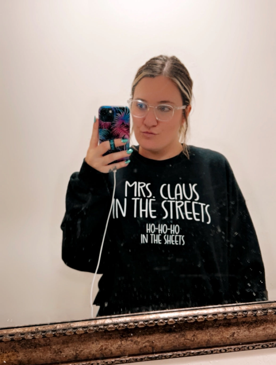 Mrs. Claus in the Streets